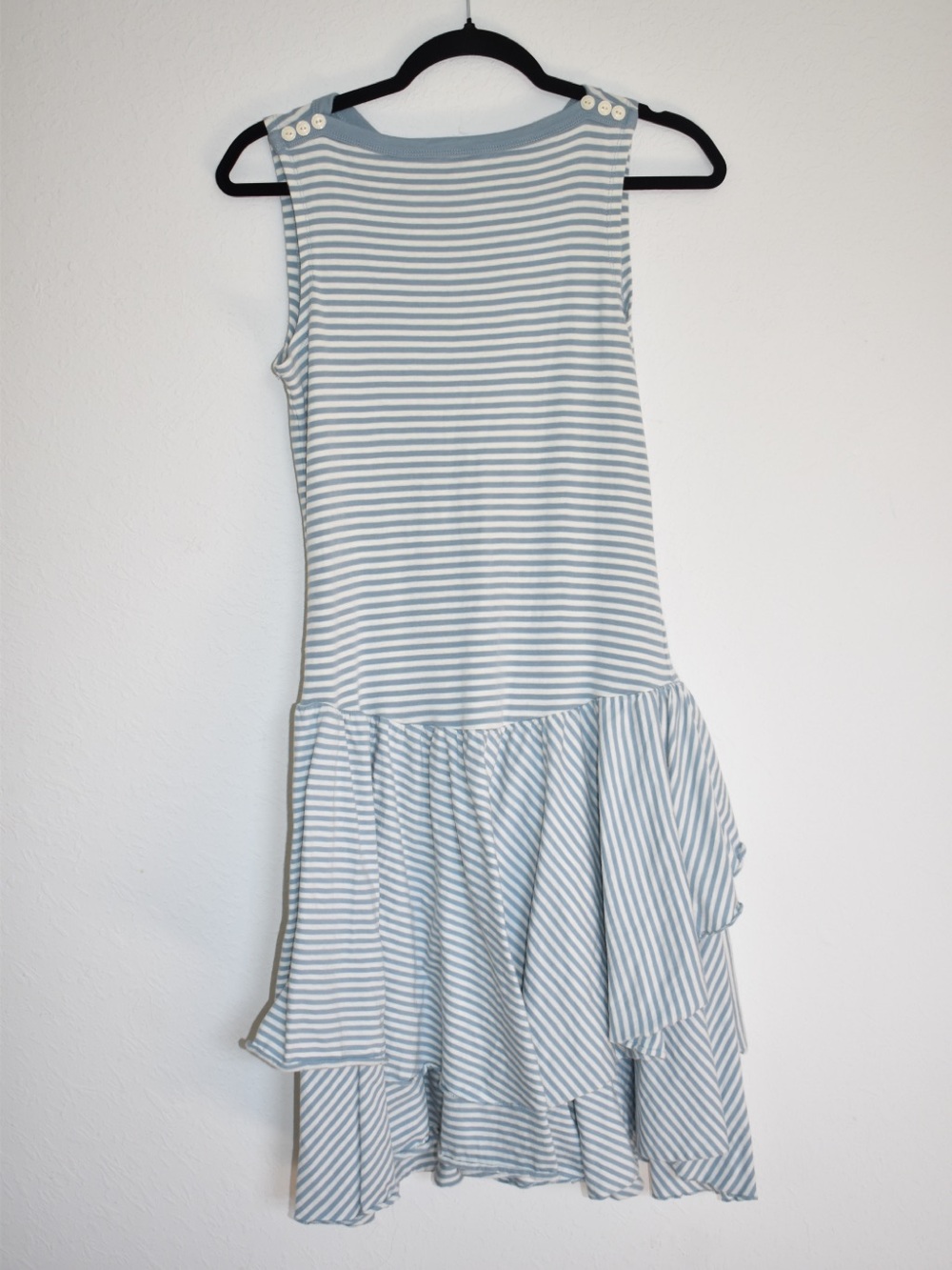 Denim & Supply Ralph Lauren Blue & White Striped Drop Waist Dress Size M 💙⚓️